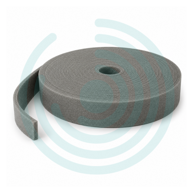 Banda de Sello Anti Lechadas 10 mm x 10 cm x 25 m – Junta de Sellado para Encofrados de Hormigón - Imagen 4