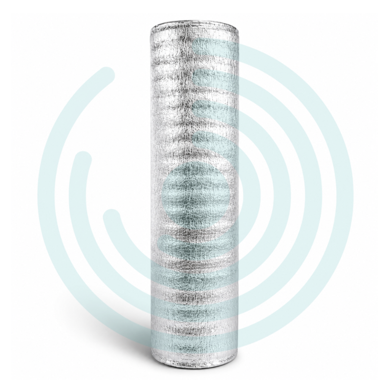 Espuma Niveladora con Goma EVA y Aluminio 3 mm – 1 x 10 m